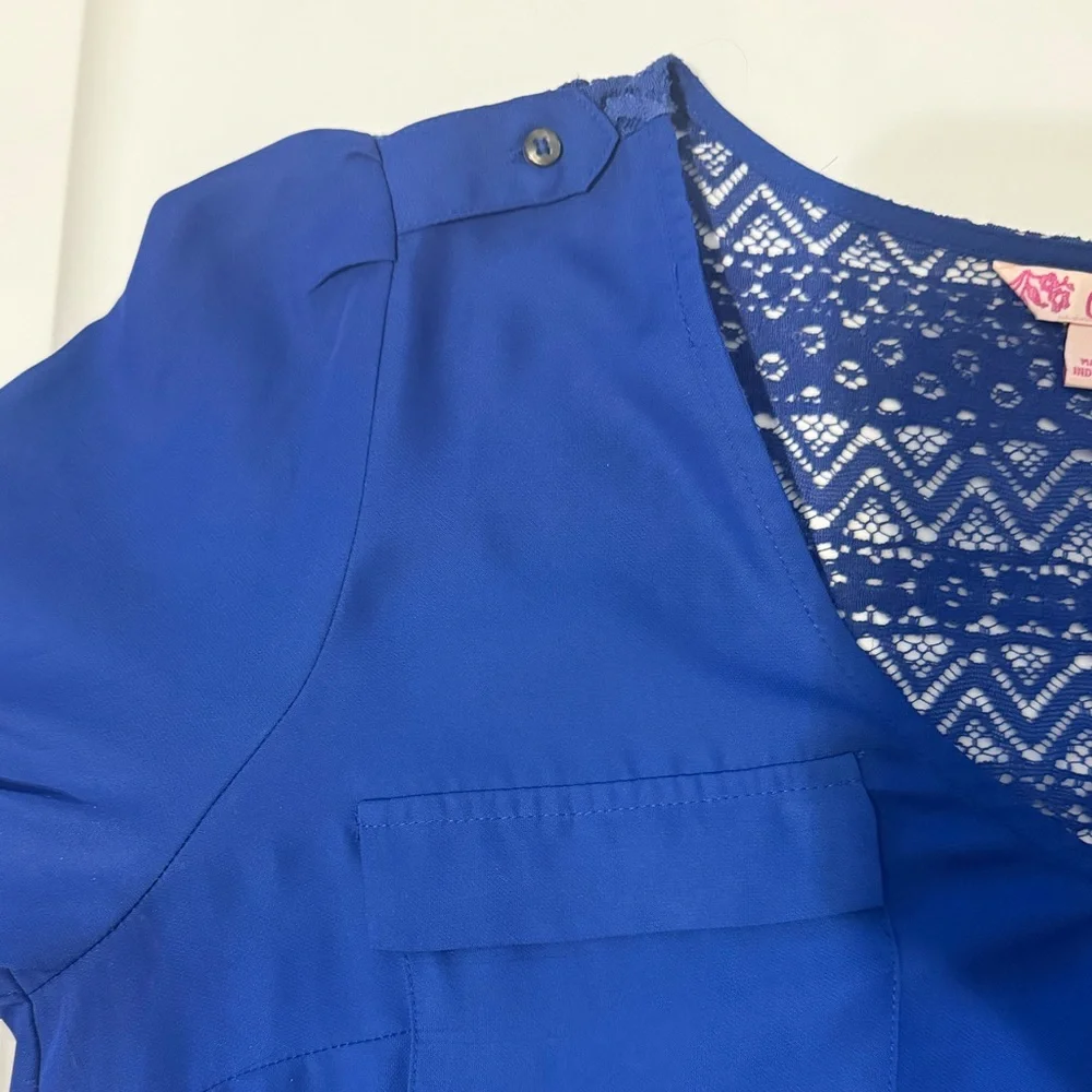 Candie's Vibrant Blue Blouse large